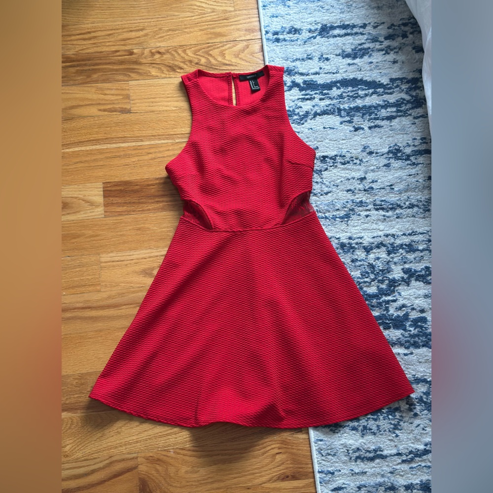 FOREVER 21 Red Skater Dress